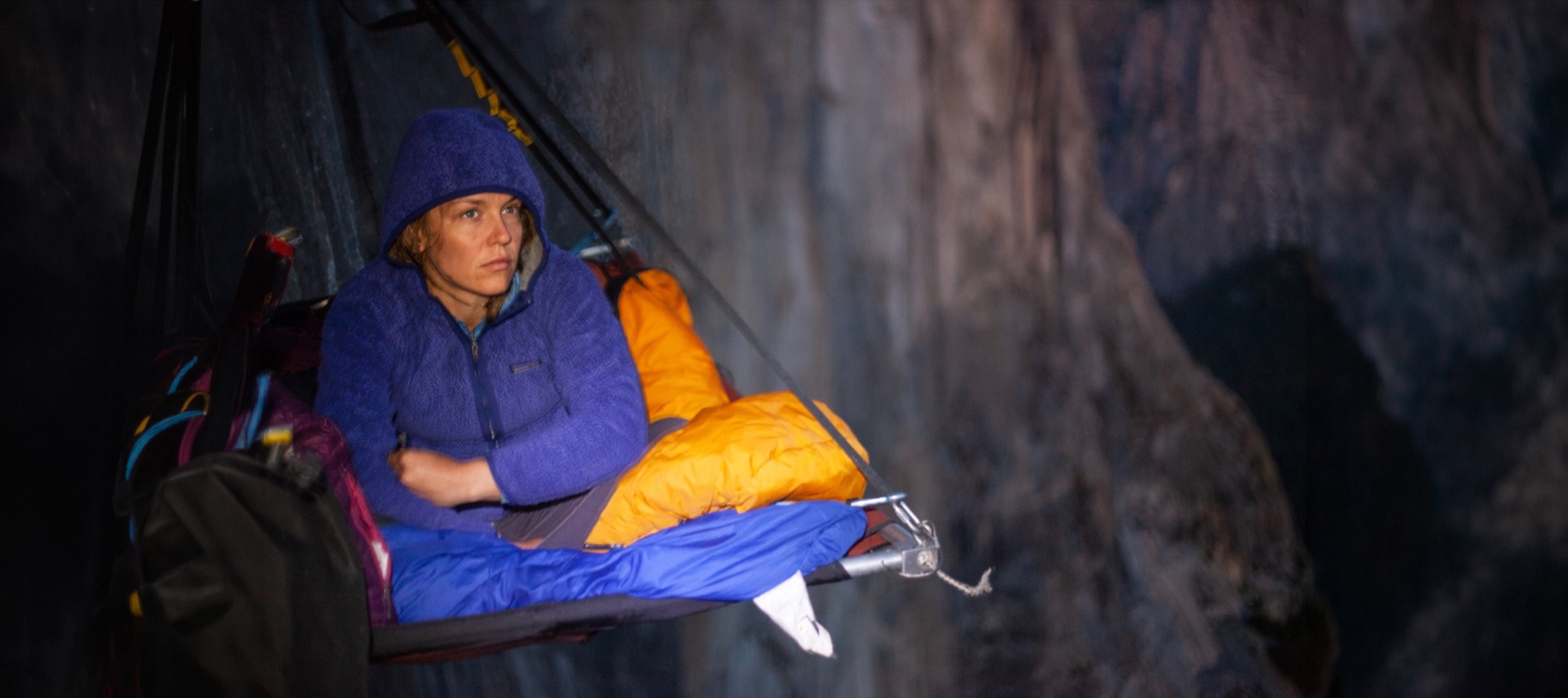 Portaledge on the wall of El Capitan, Yosemite